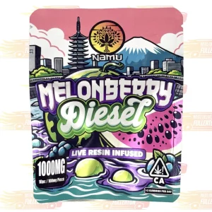 Namu Melonberry Diesel Live Resin Infused Gummies