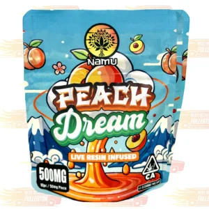 Namu Peach Dream Live Resin Infused Gummies