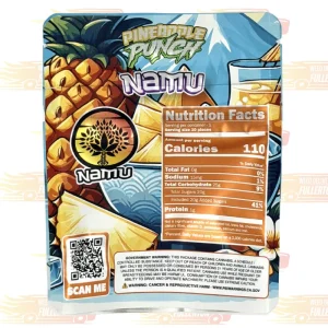 Namu Pineapple Punch Live Resin Infused Gummies