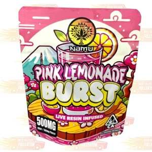 Namu Pink Lemonade Burst Live Resin Infused Gummies
