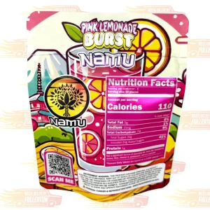 Namu Pink Lemonade Burst Live Resin Infused Gummies