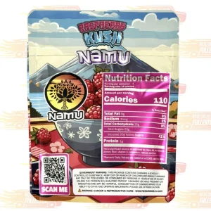 Namu Raspberry Kush Live Resin Infused Gummies