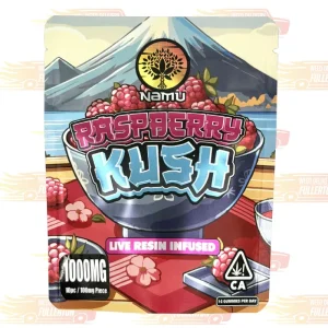 Namu Raspberry Kush Live Resin Infused Gummies