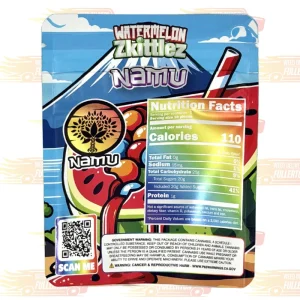 Namu Watermelon Zkittlez Live Resin Infused Gummies