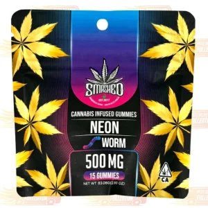 Smashed Neon Worm Cannabis Infused Gummies