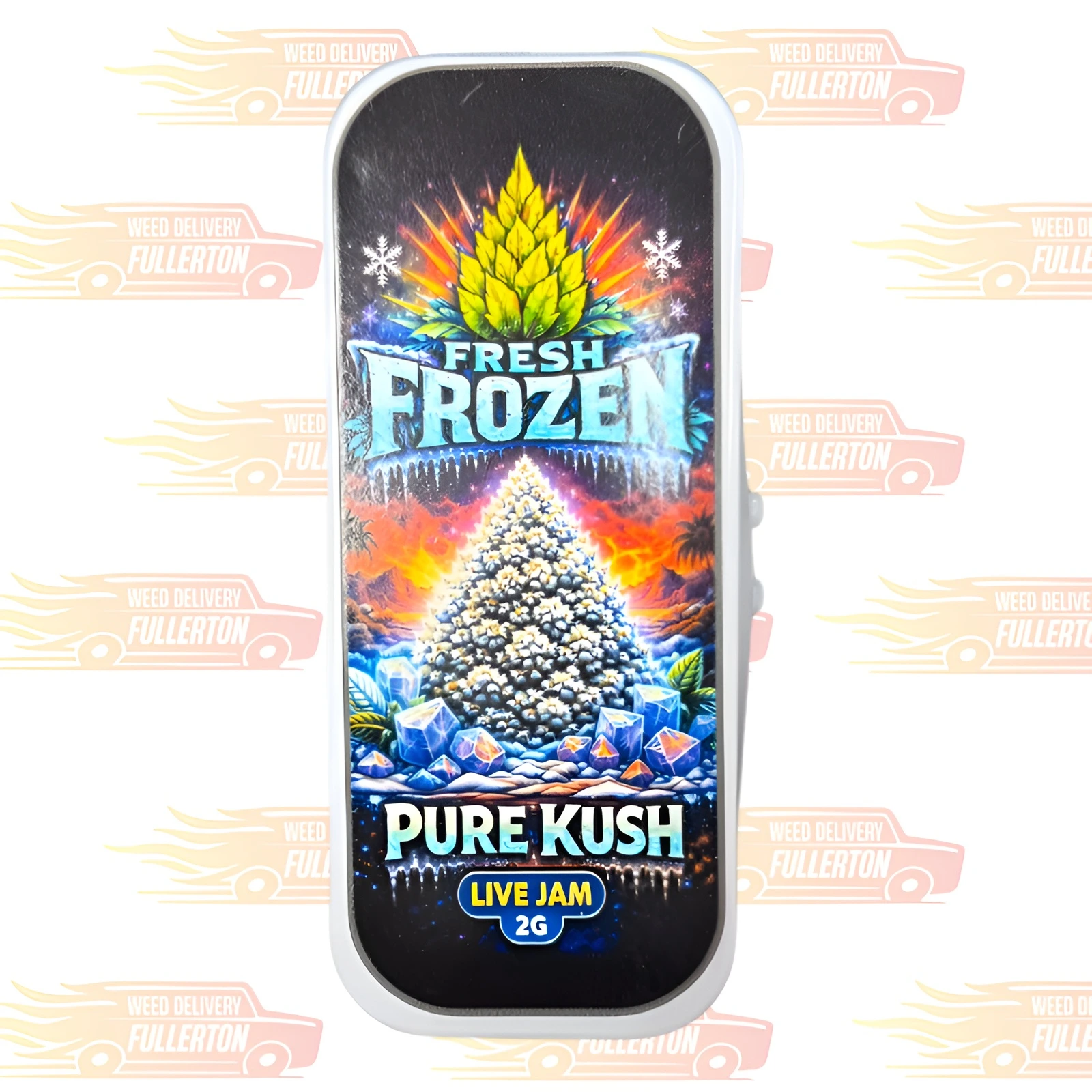 fresh frozen pure kush live jam disposable