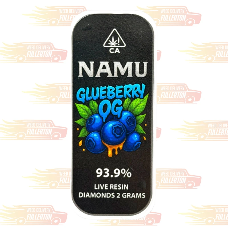 namu glueberry og live resin diamonds disposable